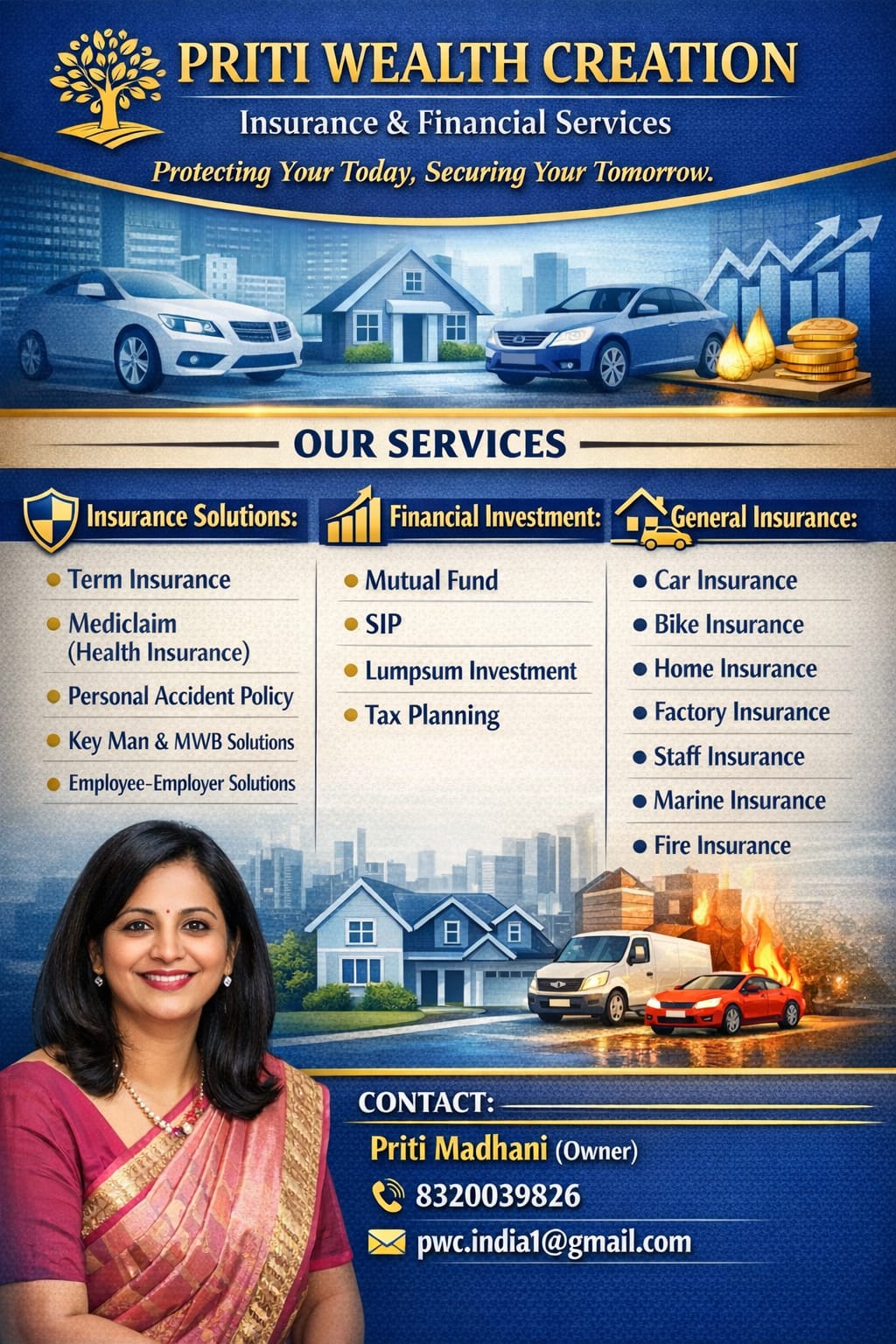 Priti Wealth Creation - Priti Madhani Logo | SGM Vendor